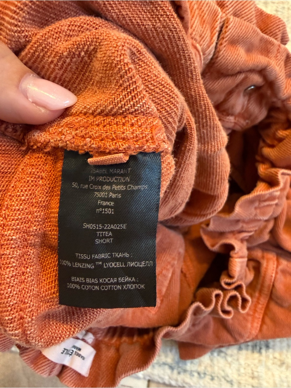 Isabel Marant Étoile Titea Shorts Beautiful Burnt
Orange(Papaya) - Picture 16 of 16